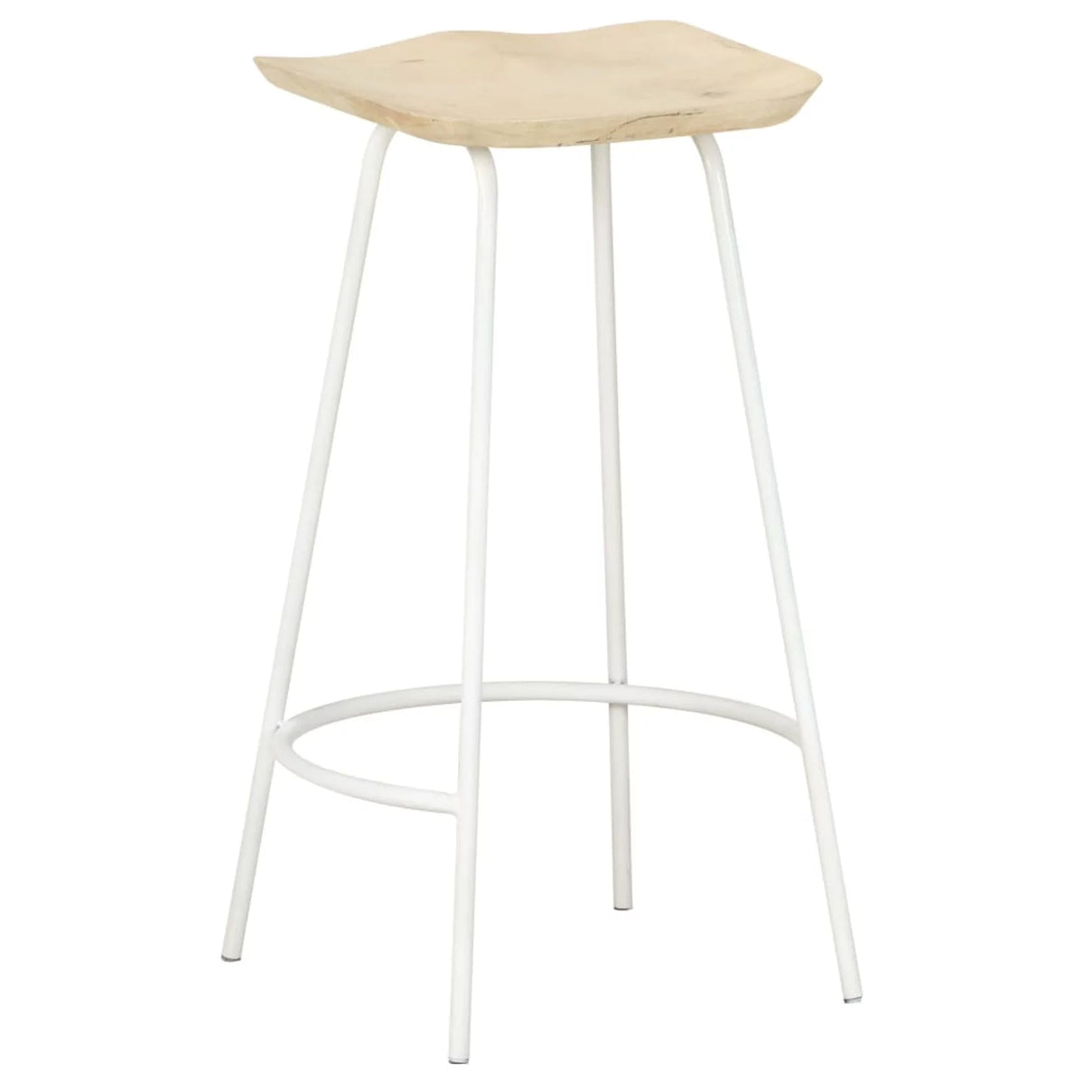 Solid Mango Wood Bar Stools 2 pcs B456