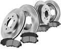 6 Lug Brake Rotors and Metallic Brake Pads V15169