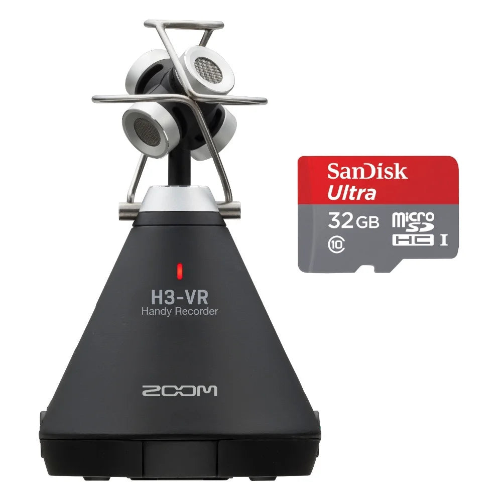 360-Degree Audio Handy Recorder with 32GB MicroSD Card K969