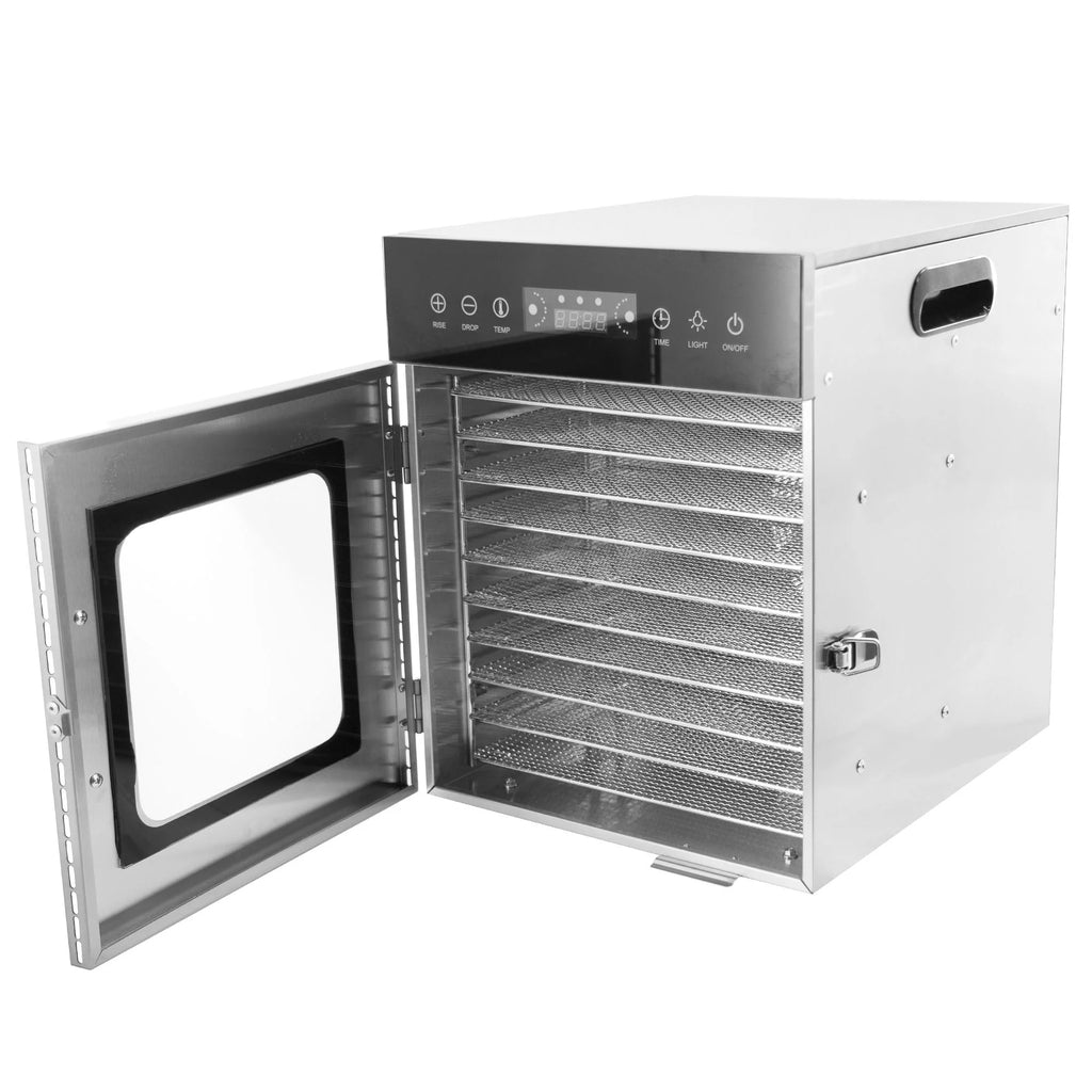 10 Trays Stainless Steel Digital Food Dehydrator S71854