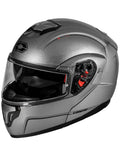 Modular Motorcycle Helmet Gloss Titanium Q605
