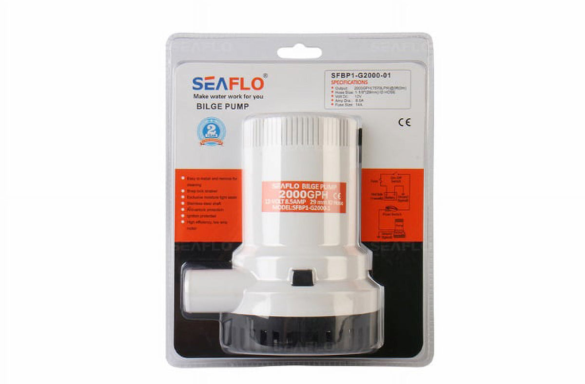 2000 GPH 12VDC Bilge Pump O3719