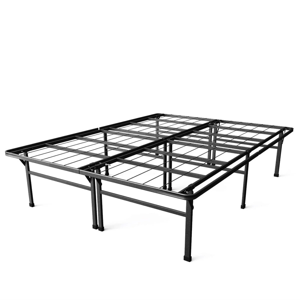 Queen Size 18-inch Folding Metal Platform Bed Frame Y3105