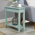 Mint Green End Table with Shelf F790