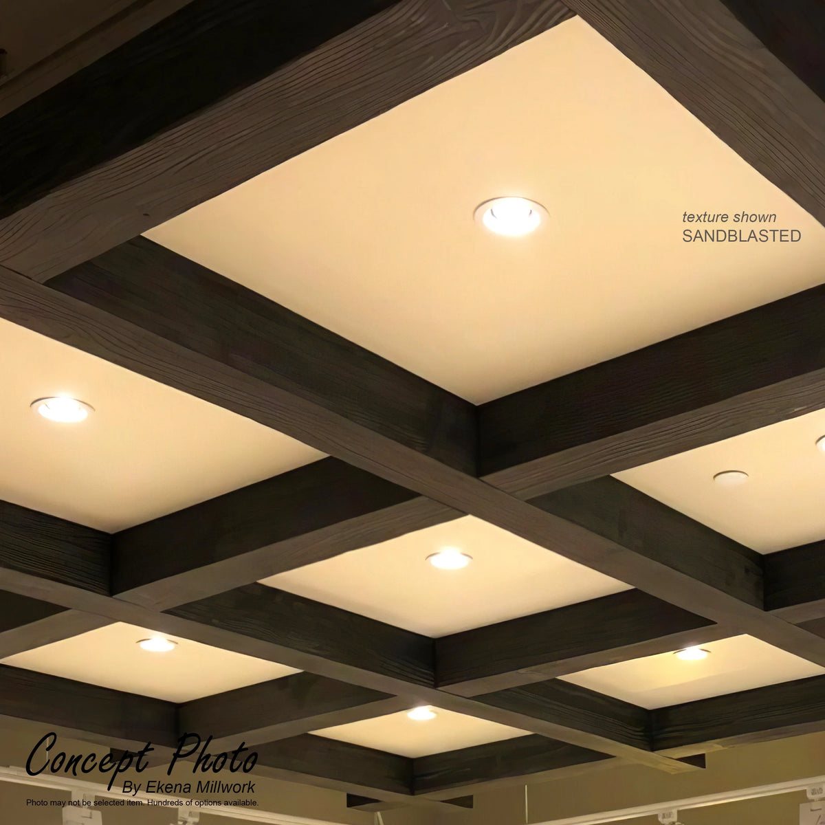 12"W x 8"H x 16'L Faux Wood Ceiling Beam Q719290
