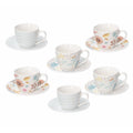 Coffee Cup & Saucer Set 6 O4163