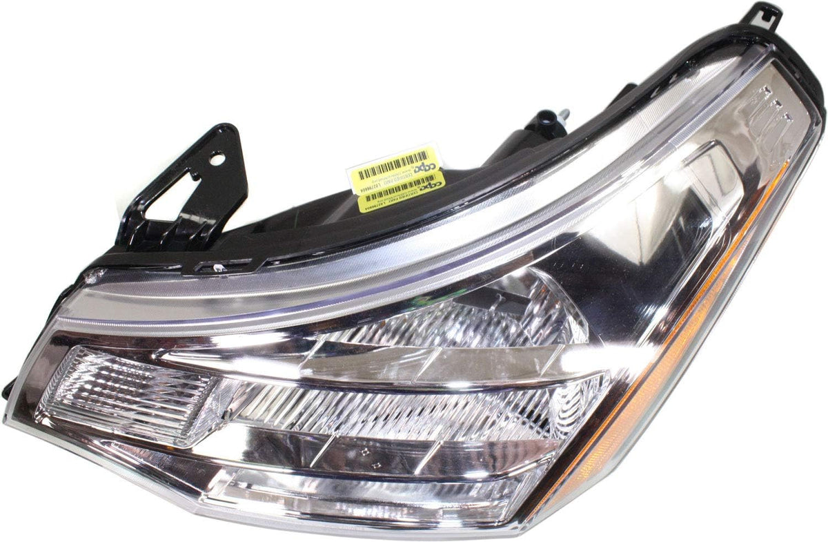 Headlight Assembly Compatible with 2008-2011 Ford Focus Halogen Driver Side E7188