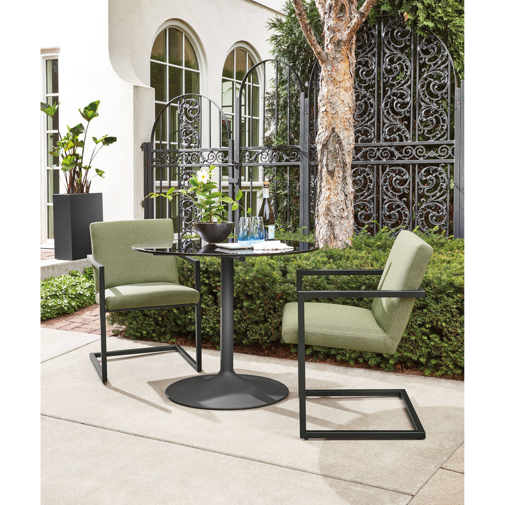 White Round Patio Table K630