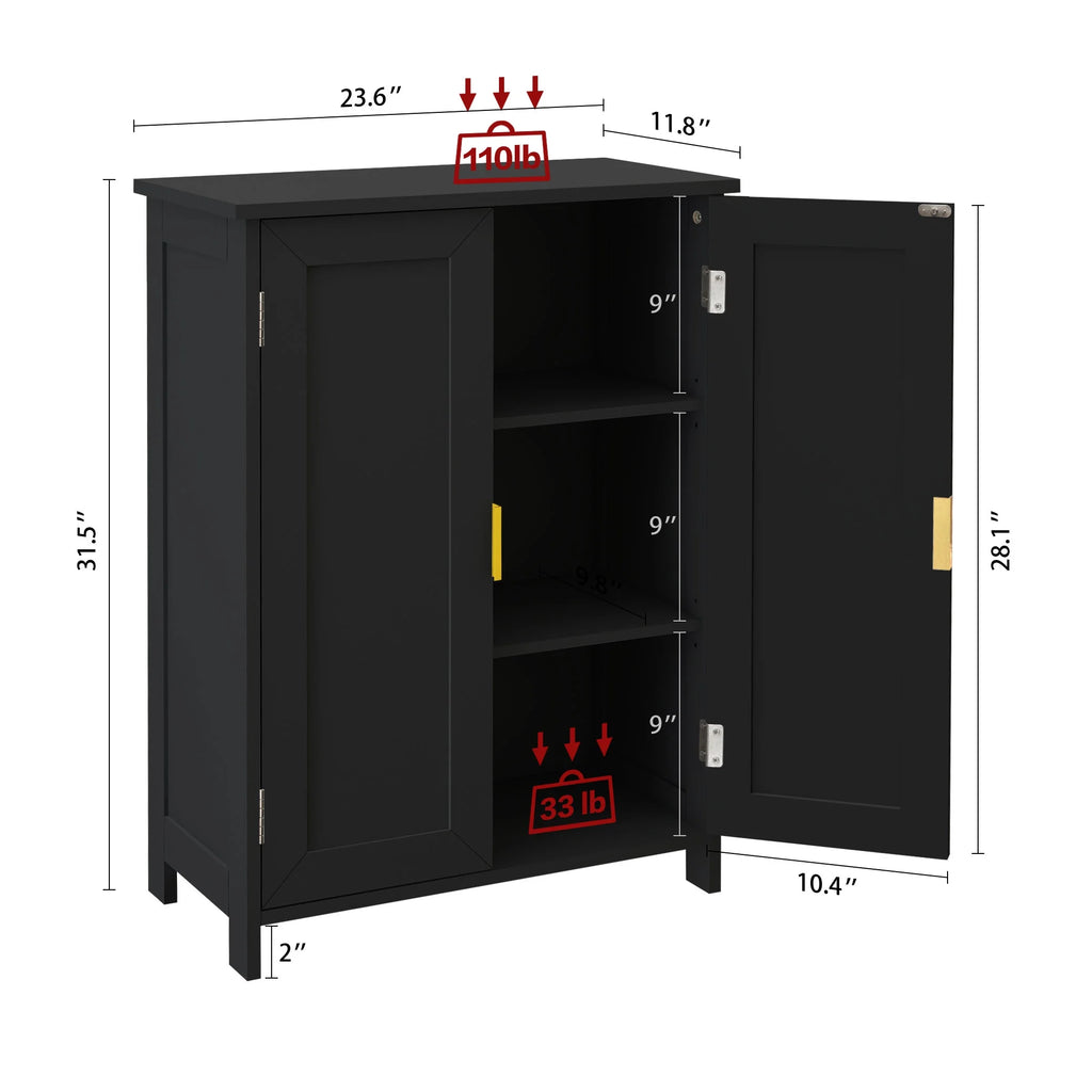 Bathroom Storage Cabinet with 2 Doors S327070