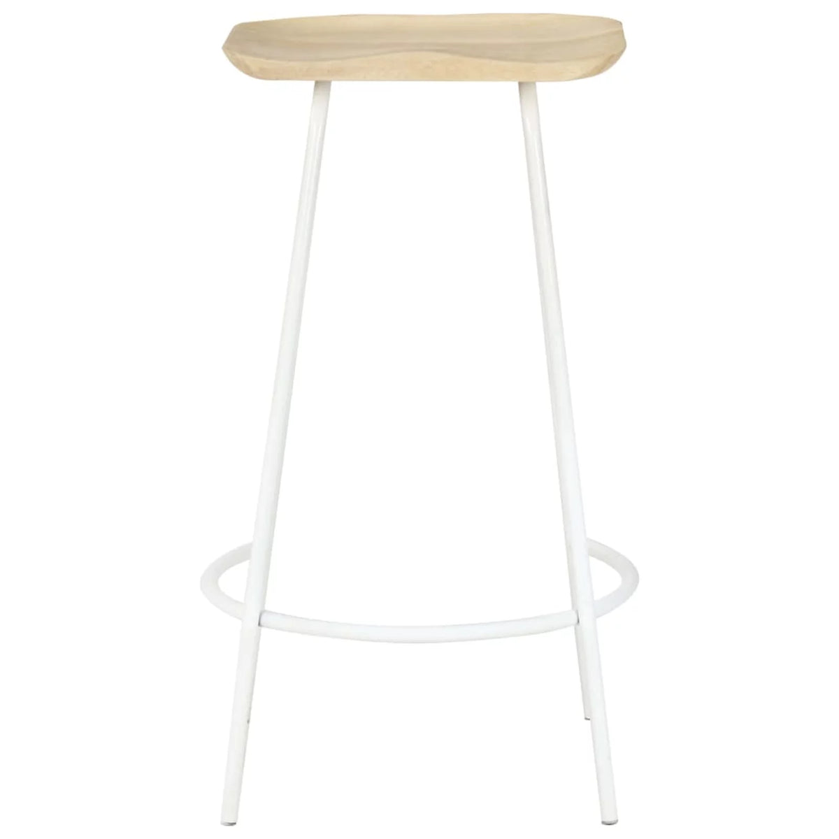 Solid Mango Wood Bar Stools 2 pcs B456