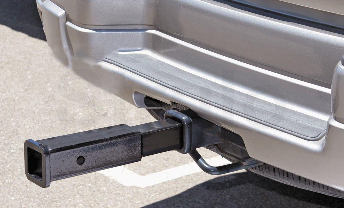 8” Auto and RV Hitch Extension with 2” Receiver, 500 lb Load Capacity, Pack of 2 Q650951