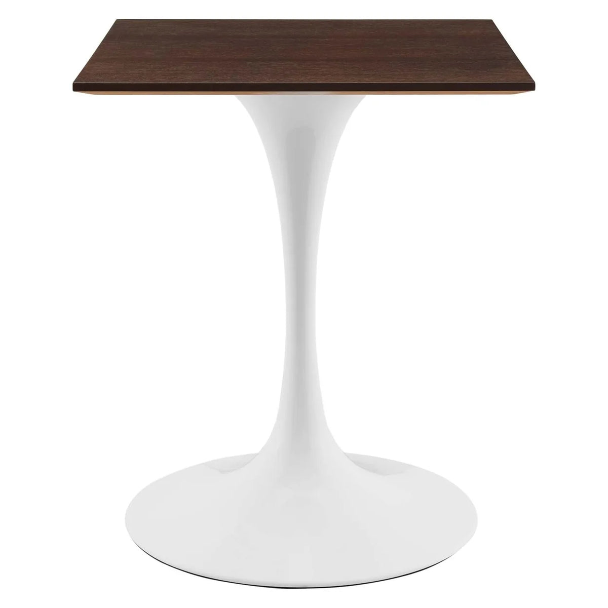 24" Square Dining Table White Cherry Walnut P482
