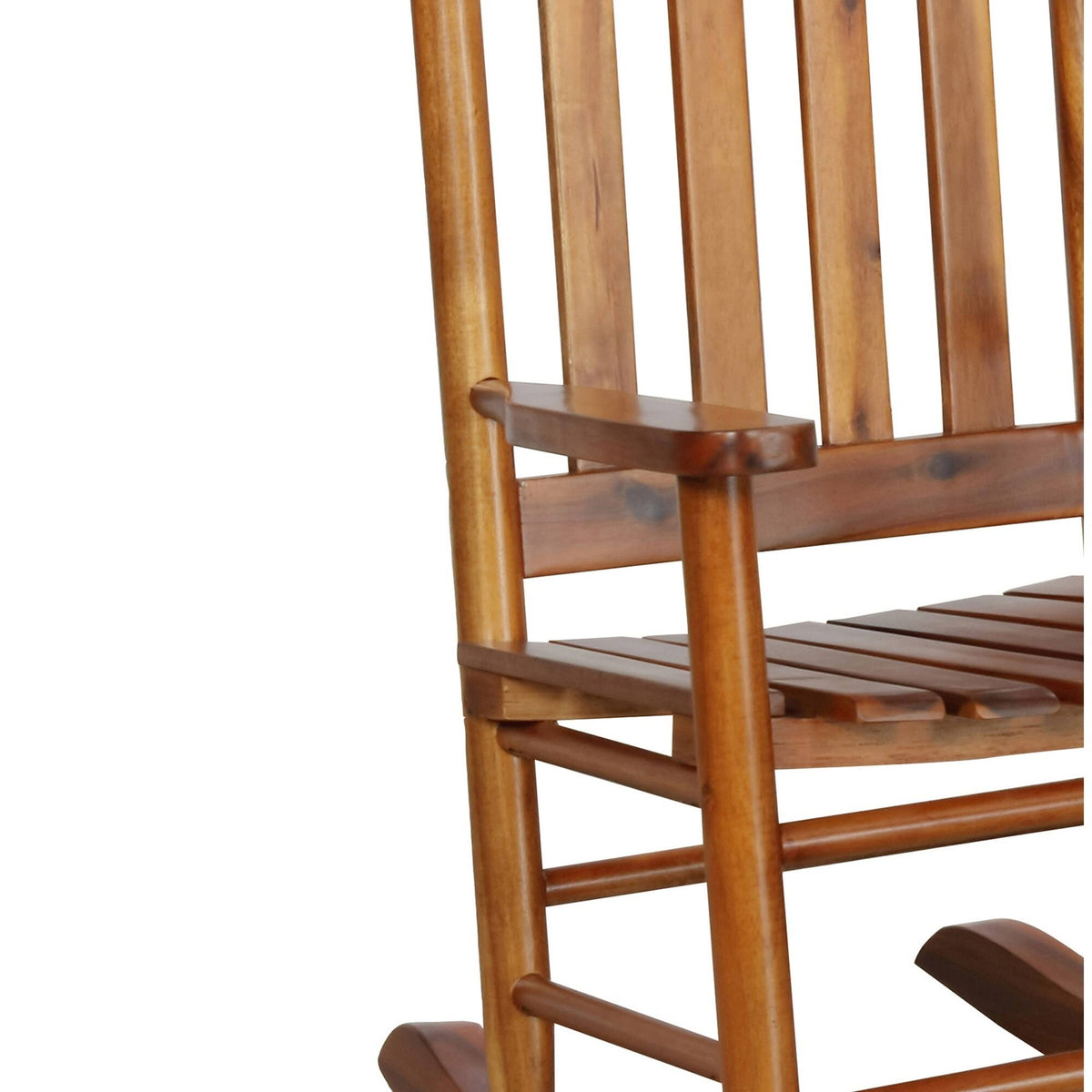 Golden Brown Wooden Youth Rocking Chair T8215