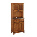 2 Drawer Wood Buffet with Hutch V3258
