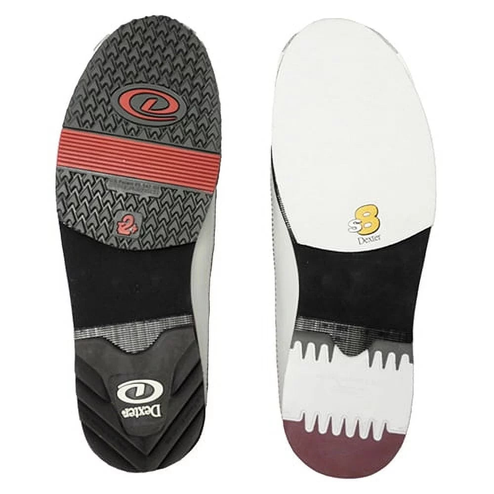 Mens White Black Red Bowling Shoes U843778