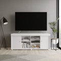 White TV Storage Entertainment Stand I60540