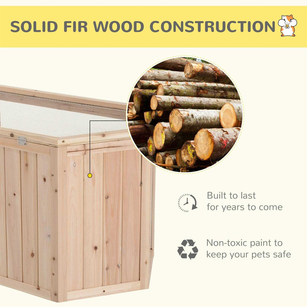 3 Tier Wooden Hamster Cage Small Animal House with Slide A729