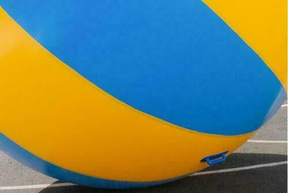 PVC Color Matching Inflatable Beach Ball with 4 Handles and Fan Diameter 59 Inch H8284