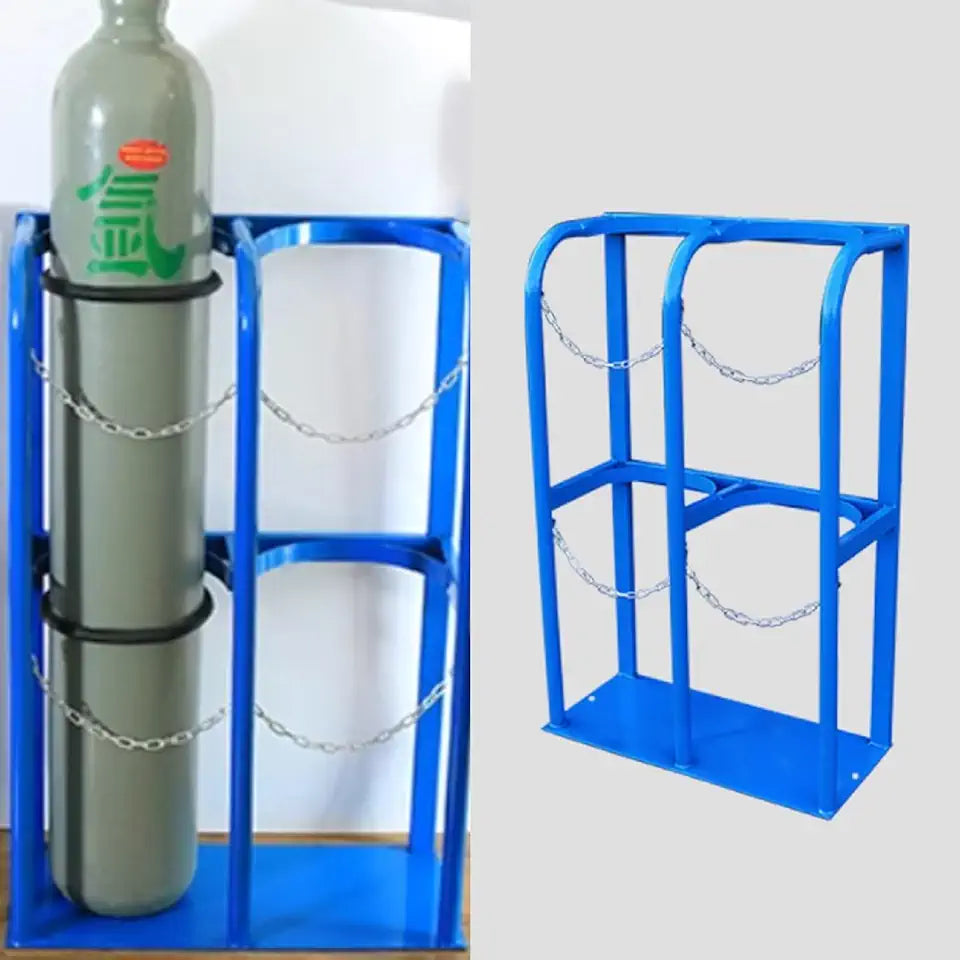 Oxygen Tank Holder Floor Mountable Storage Rack V622443
