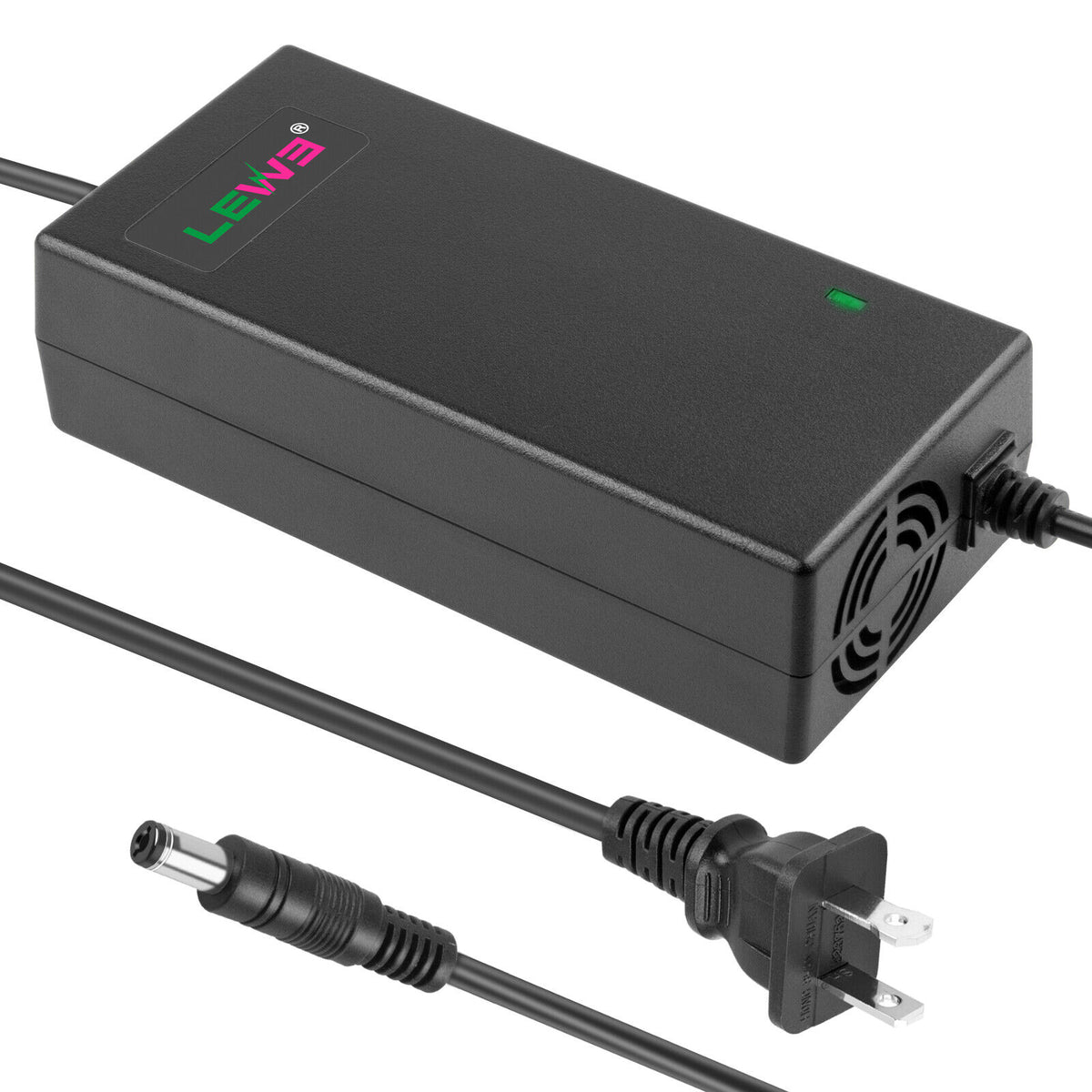54.6V 2A Power Charger for 48V Electric Bicycles E-bike Lithium Battery T50838