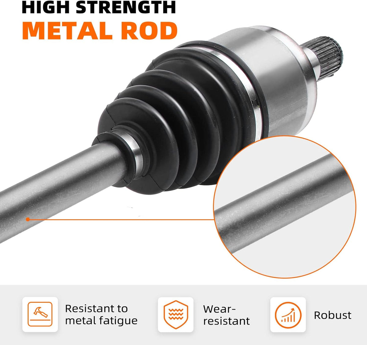 CV Axle Drive Shaft Assembly Front Left Driver Side Pack of 2 F9227
