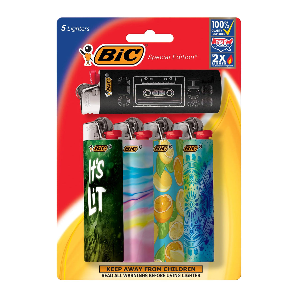 Pocket Lighter Pack of 5 P53839