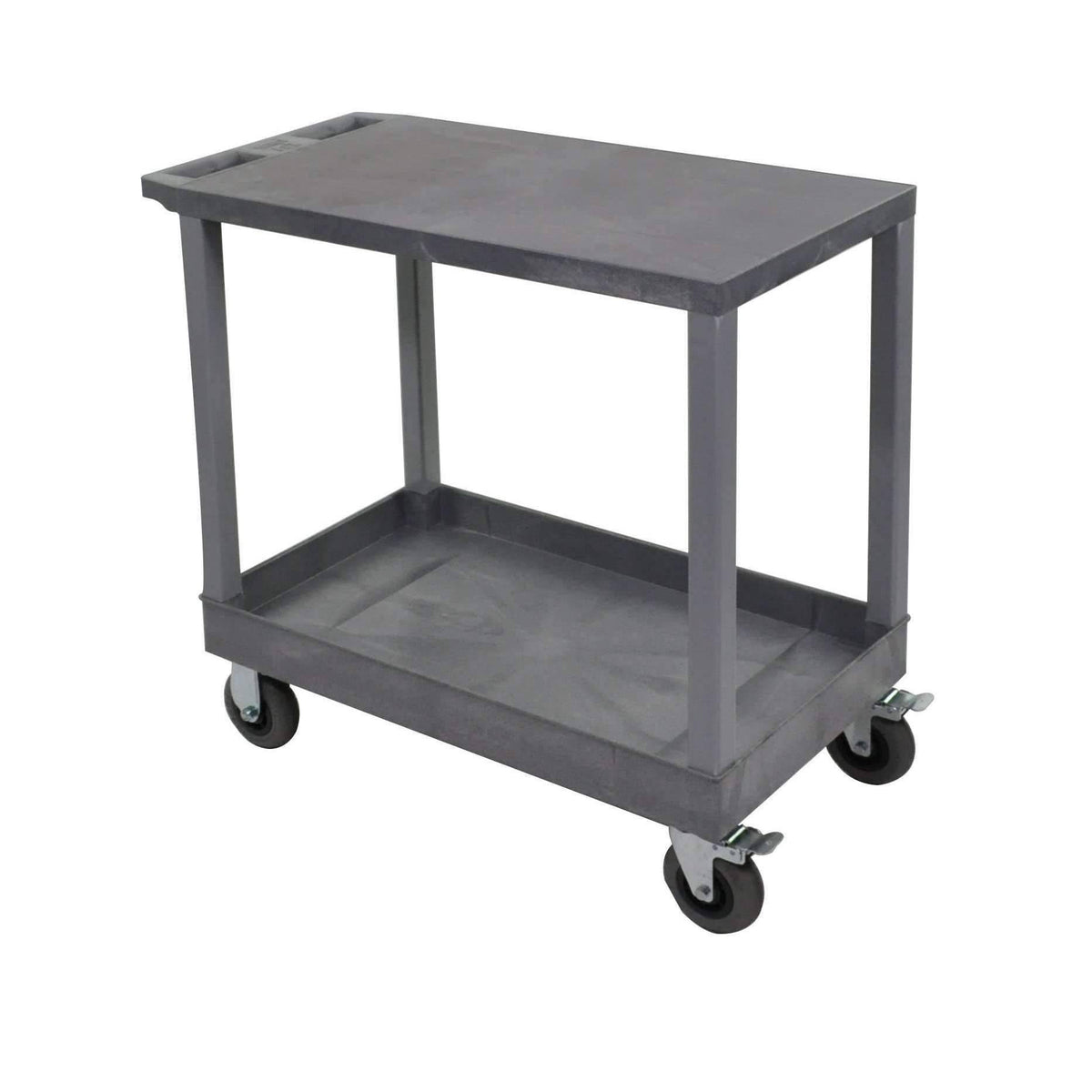 Gray 18x32 Flat/Tub Cart with Casters T614