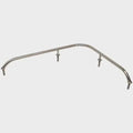 4-Post Polished Stainless Steel Corner Grab Rail K55607