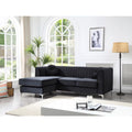 Black Sofa Chaise T27779