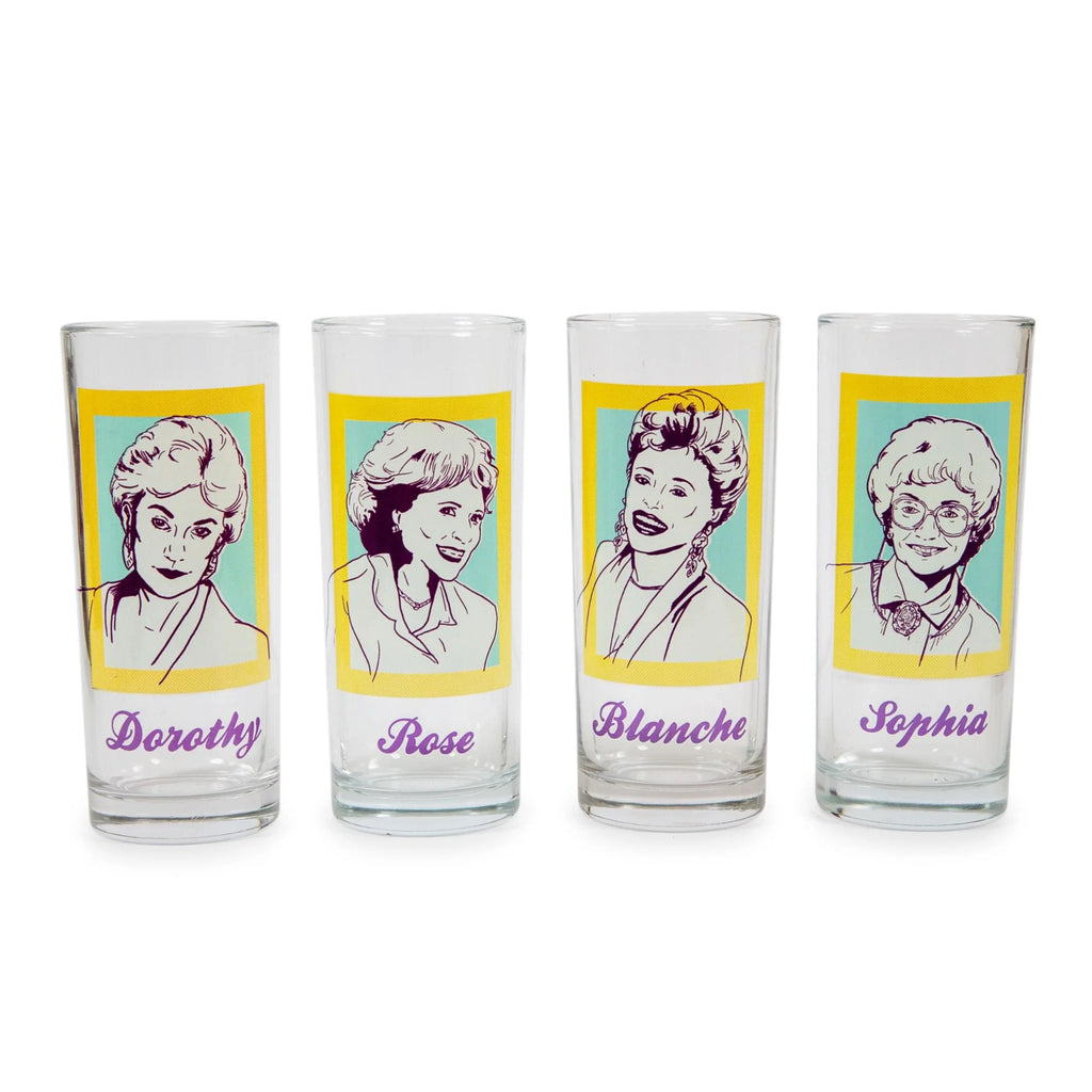 4 Piece 10-Ounce Glass Tumbler Set P207