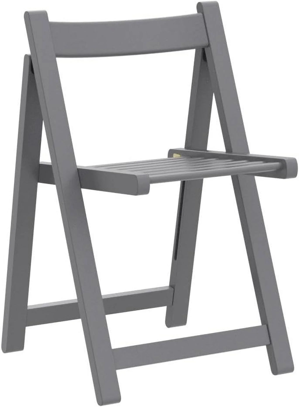 Folding Dining Chair 2 Pack Grey Wooden O572944