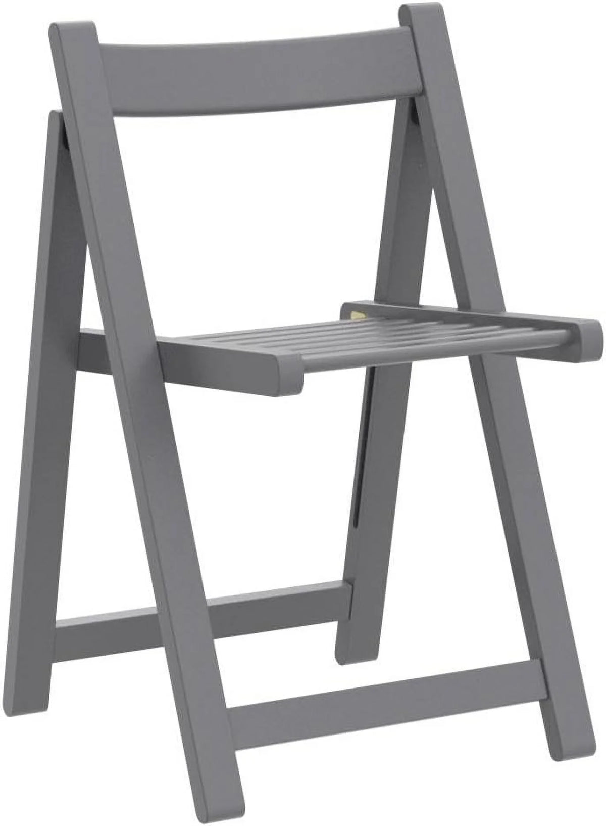 Folding Dining Chair 2 Pack Grey Wooden O572944