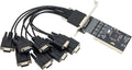 8 Port Serial DB9 RS-232 PCI Controller Card Pack of 2 W2728