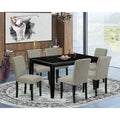 60 Inch Rectangular Dining Table And Six Parson Chair X492