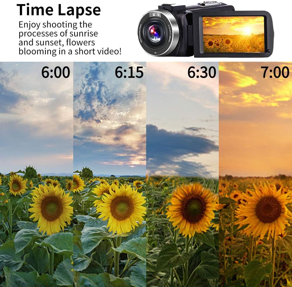 2.7K Full HD 30FPS Vlogging Camera with Microphone & Remote N141194