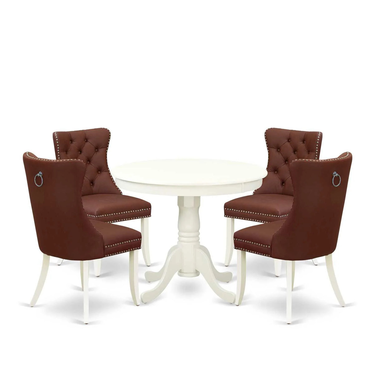 5 Piece Round Kitchen Table Set G609699