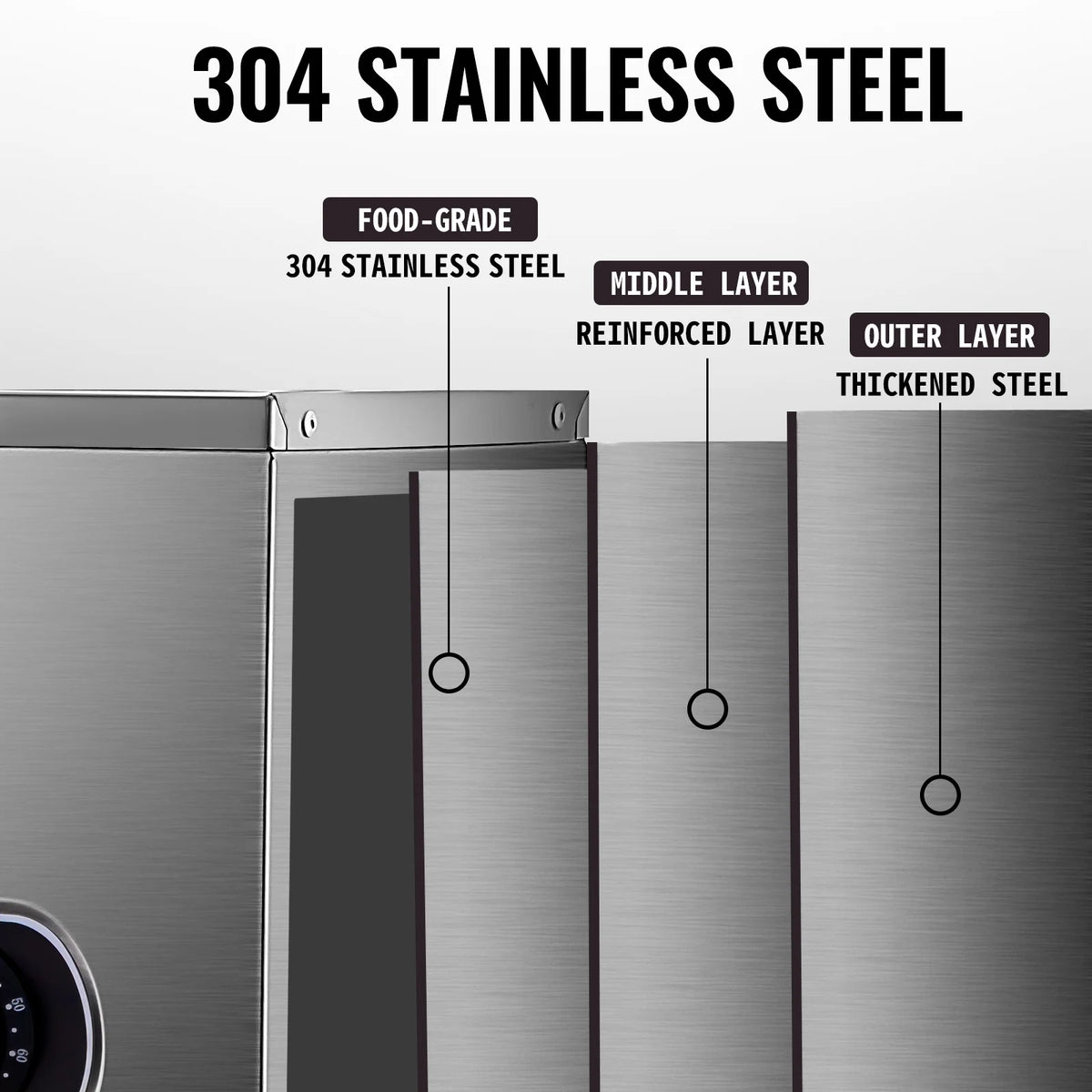 110V 6-Pan Stainless Steel Commercial Food Warmer U745