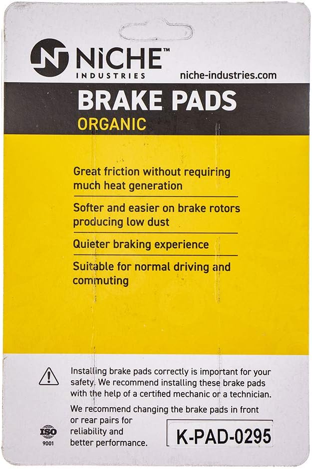 Brake Pad Set Organic Pack of 2 Z221458