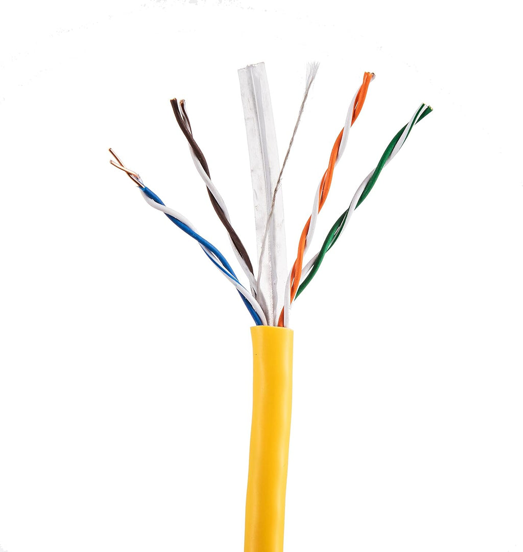 1000ft CAT6 Solid Ethernet Cable UTP 23AWG Bulk (Orange) F39069