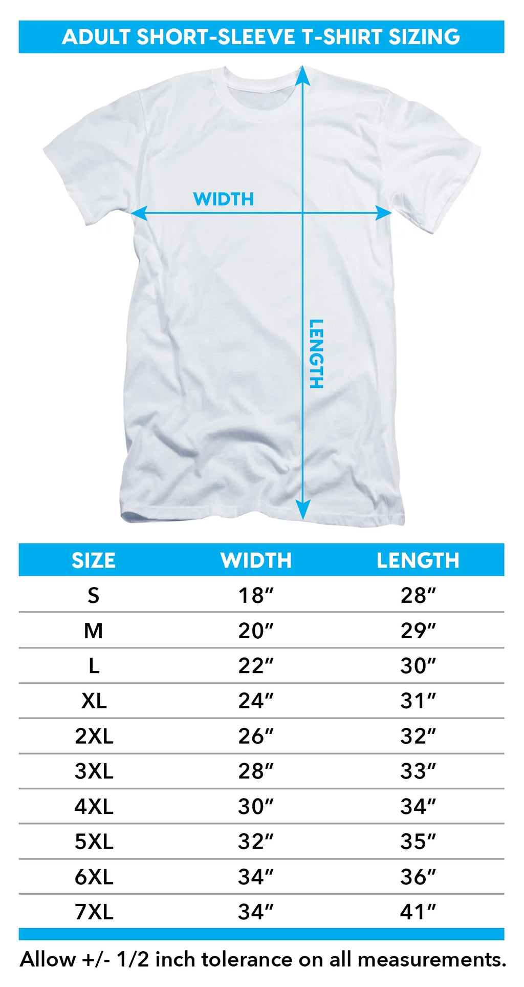 Officially Licensed Adult T Shirt A7077