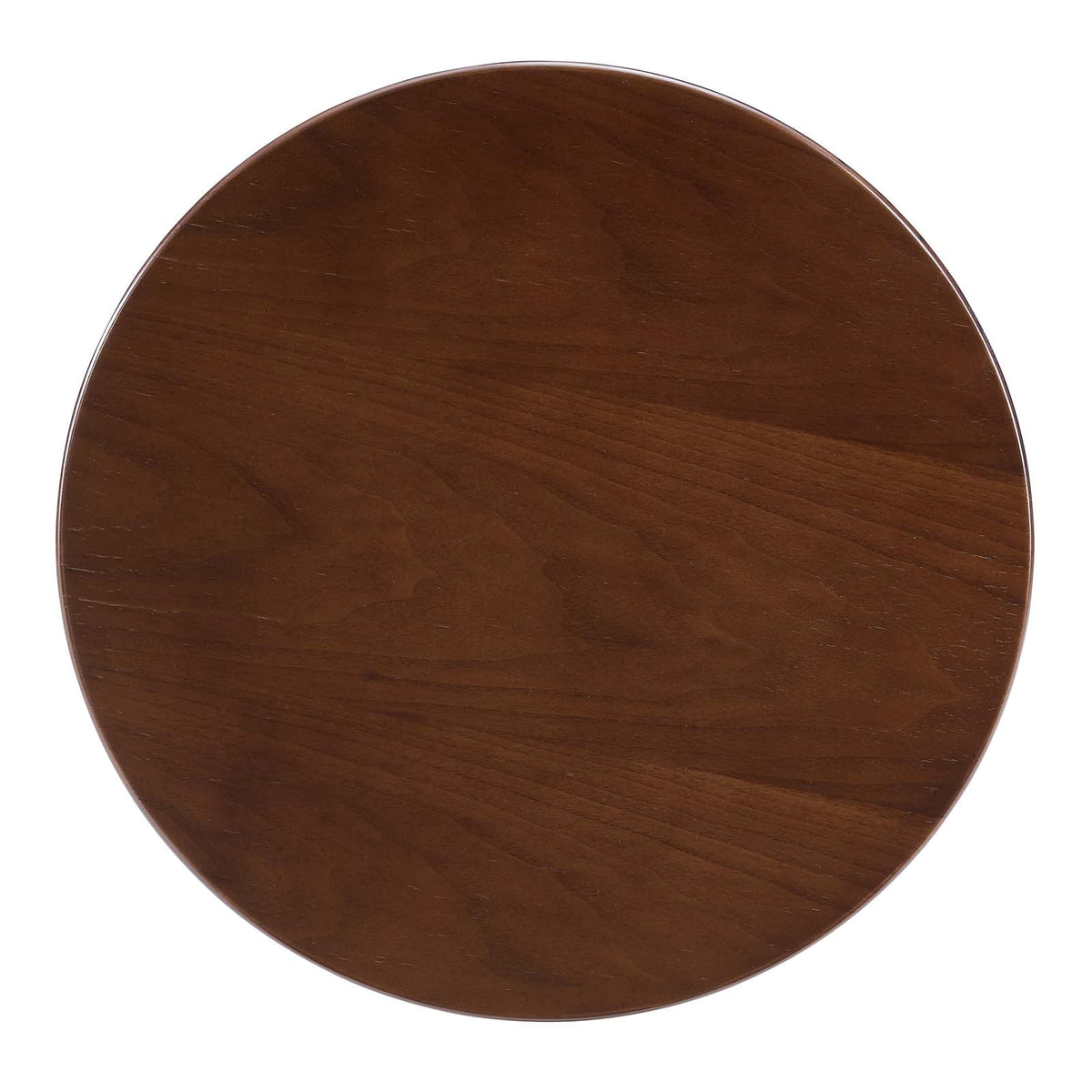 Round Wood Stainless Steel Side Table M8651