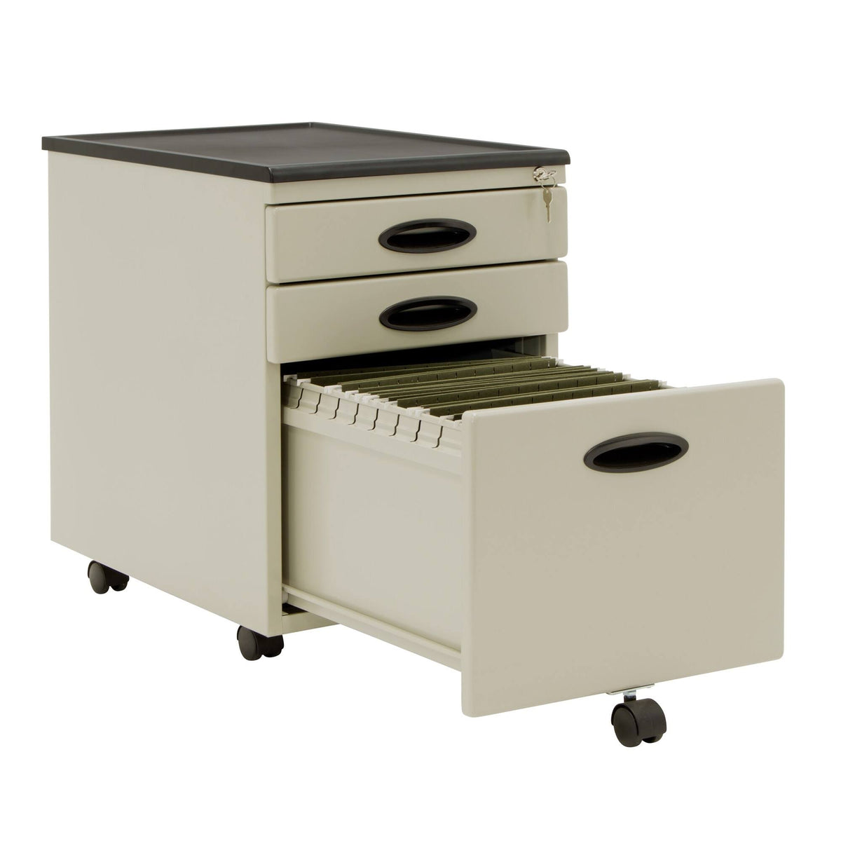 3 Lockable Drawers Mobile File Cabinet Z2180