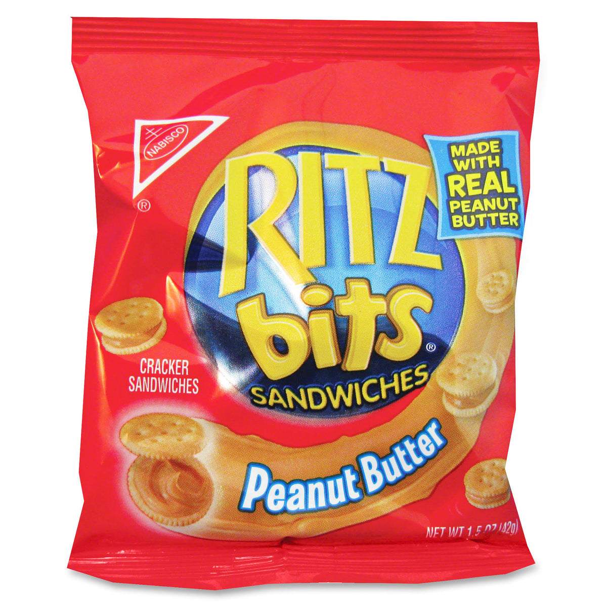 Peanut Butter Sandwich Cookies, 60 packs, 1.5 oz each F244