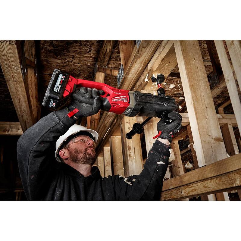 7/16 in. Cordless Right Angle Drill with Hole Saw Kit E6928