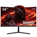 24 Curved Gaming Monitor FHD 1080P Frameless AMD FreeSync Black H2564
