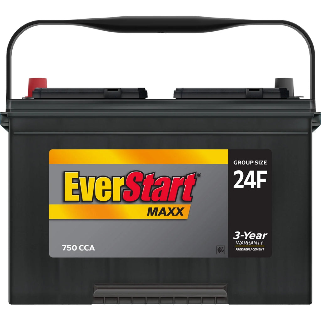 Lead Acid Automotive Battery, Group Size 24F 12 Volt, 750 CCA U429614