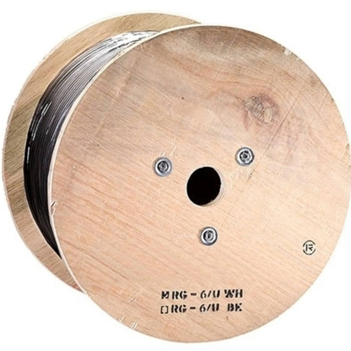 Bulk Cable Solid Black 1000 ft Q736763