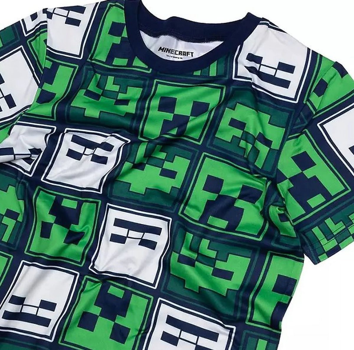 Minecraft Boy's Mob Character Pajama Set (Size 8) H400
