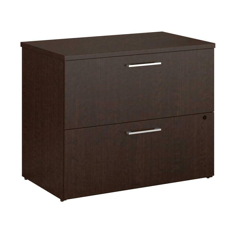 36W 2 Drawer Lateral File Cabinet, Mocha P666262