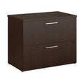 36W 2 Drawer Lateral File Cabinet, Mocha P666262